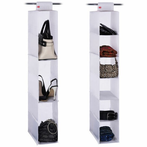Pocket shelf hanging shoe - shelf,