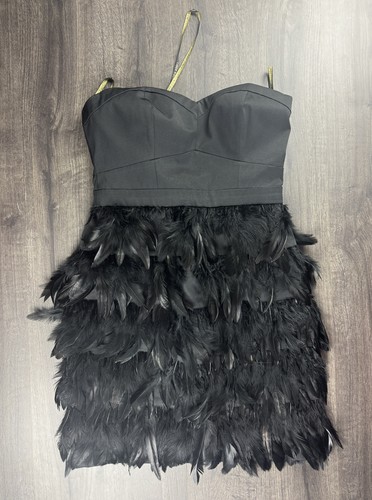 Lipsy strapless feather party - lipsy,