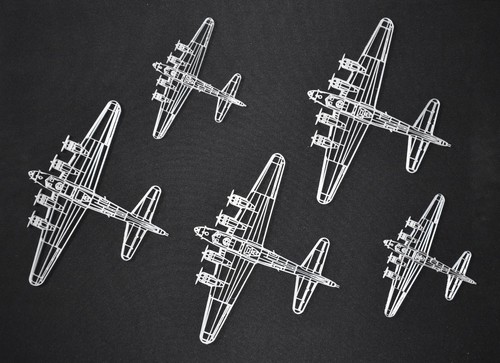 Printed 17 flying - printed,