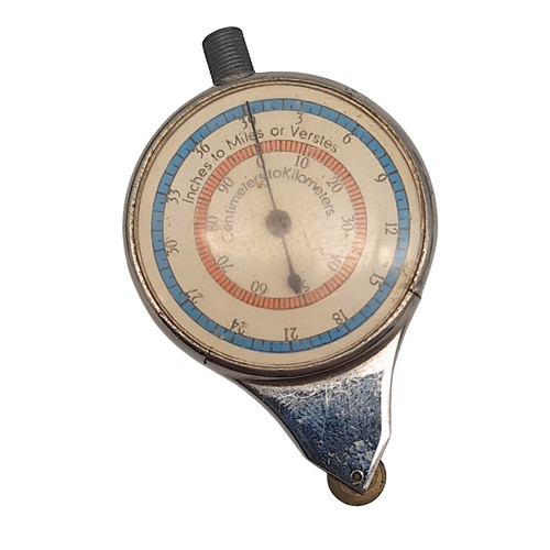 Vintage opisometer map - opisometer,