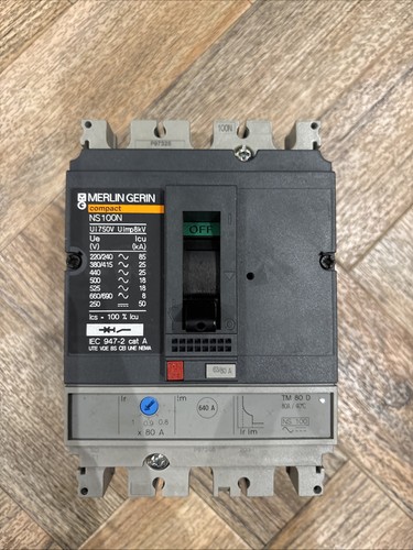 Merlin gerin ns100n 80a - 80a, 3-pole