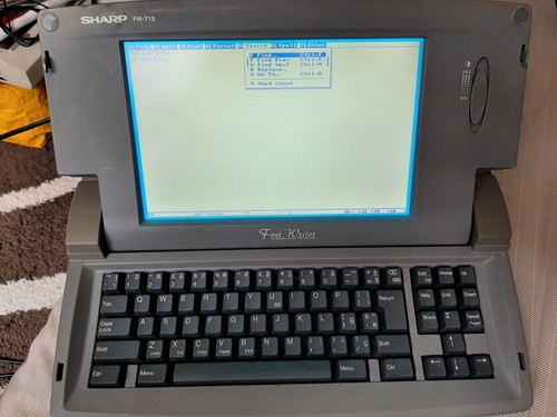 Vintage sharp 710 word - vintage,