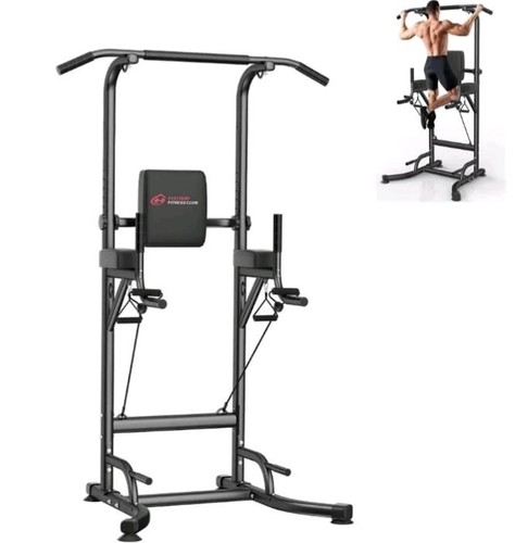 Adjustable power tower - adjustable, dip