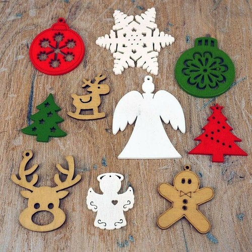 Snowflakes trees bauble - snowflakes,, trees,