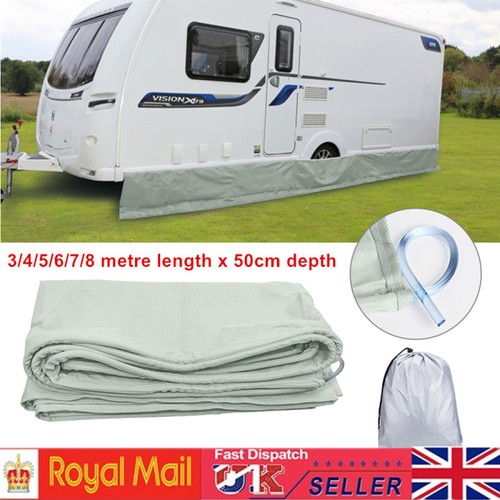 Caravan awning draught skirt - caravan,