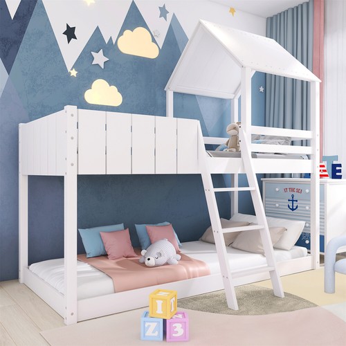 Wooden bunk beds - 3ft, treehouse