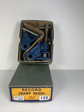 Pair of Record No 130 Cramp Heads in Original Boxes
