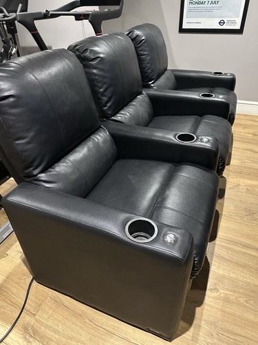 Faux leather manual recliner - leather,
