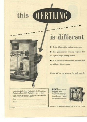 1945 oertling ltd - 1945, l.