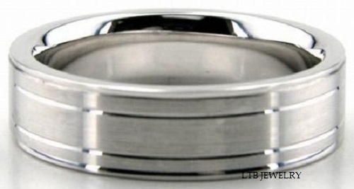 Platinum mens wedding bands - ,