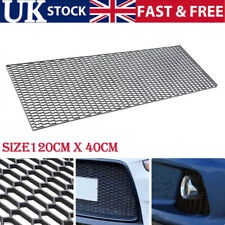 Car 3D ABS Plastic Racing Honeycomb Bumper Vent Tuning Grill Mesh Spoiler 120cm
