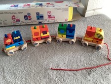 Pintoy Pull Along Construction Train