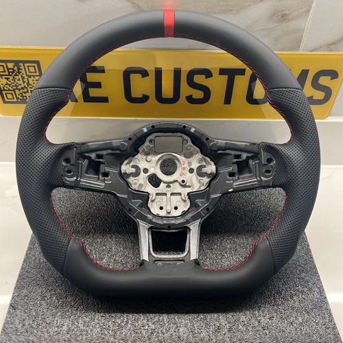 Leather steering wheel - wheel, for