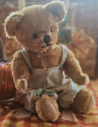 Old vintage teddy bear - vintage,