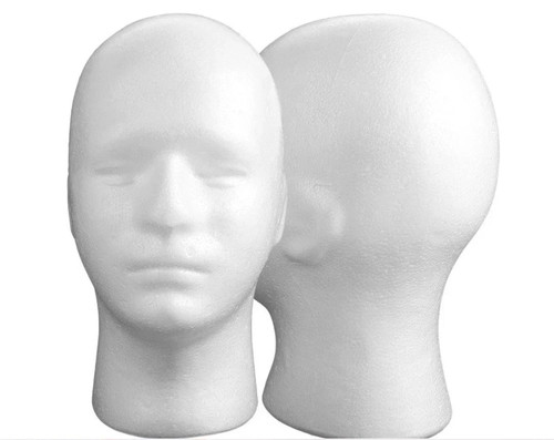 Mens foam head - head, polystyrene