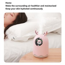 Desktop Mist Humidifier Cute Shape Mute USB Powered Diffuser With 2 Sp HOT
