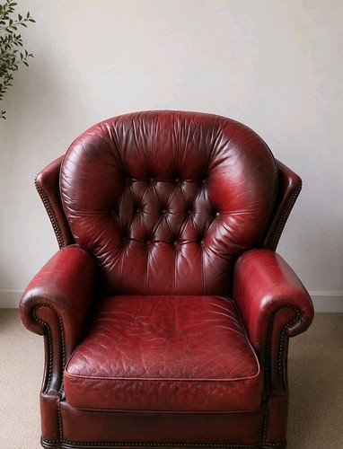 Pendragon vintage red - vintage, leather