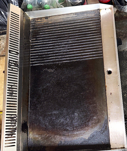 Commercial gas griddle - griddle, flat
