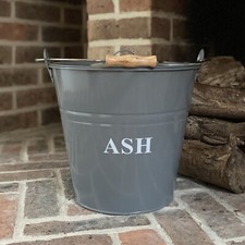 Ash Bucket Fireside Metal