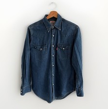 Levis Shirt Mens Small Blue