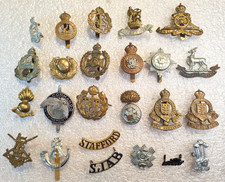 Collection of WWI & WWII Military Cap Badges