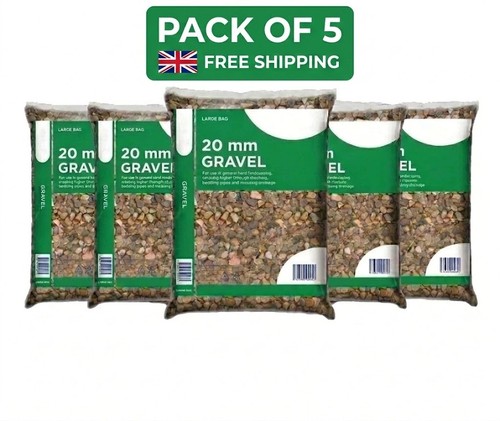 20mm pea gravel bulk bags - 5x,