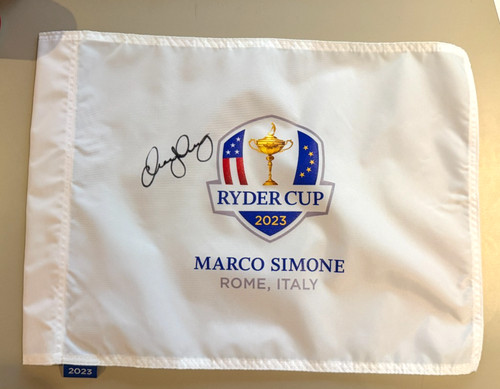 Rory mcilroy signed golf pin - signed,