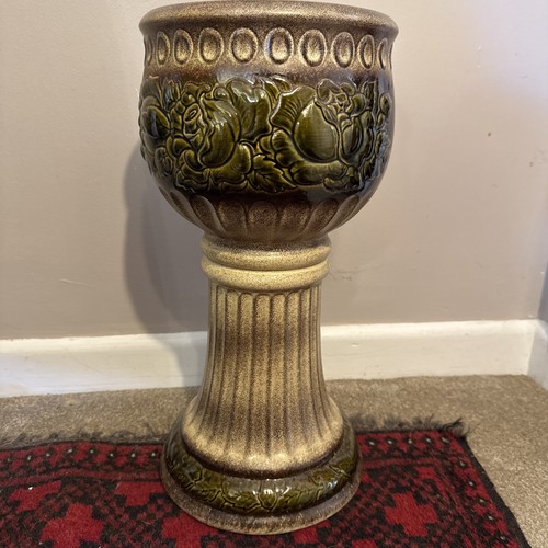 West german pottery jardiniere - pottery,