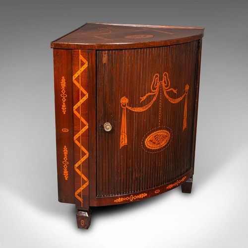 Antique tambour corner - tambour,