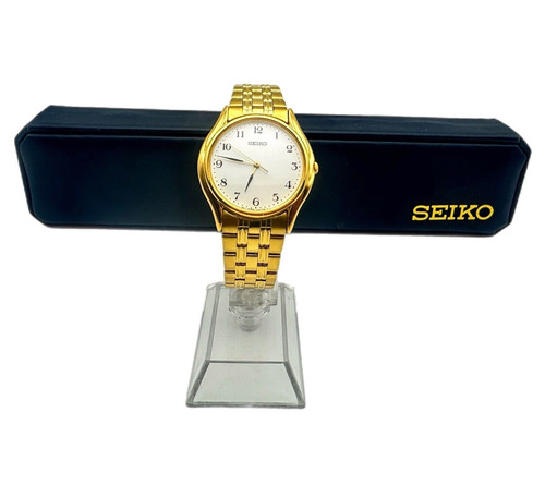 Seiko gold tone quartz - tone,