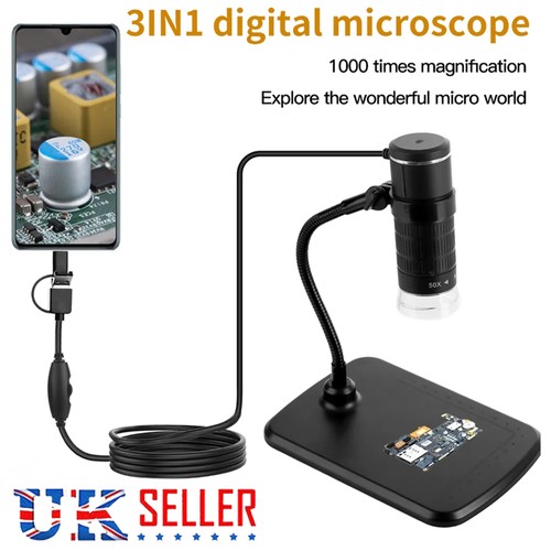 1000x digital microscope - microscope, hd