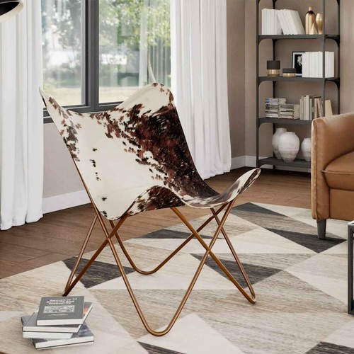 Vidaxl chair brown and white - chair,