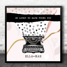 Typewriter Pink Blush Gold