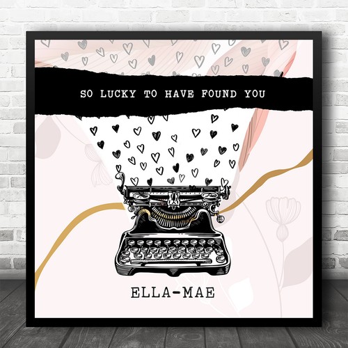 Typewriter pink blush - typewriter,