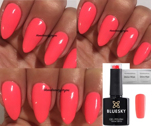 Bluesky gel nail polish coral - bluesky,