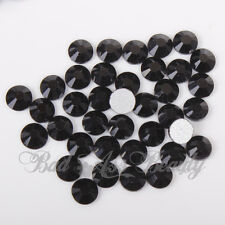 100pcs Glass Rhinestones Flat