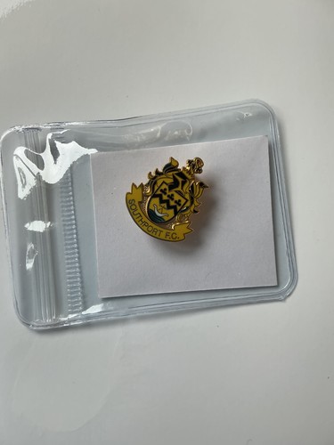 Football crest pin badge - football,