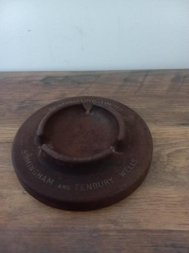 Vintage brown bakelite ashtray - vintage,