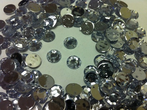 200 faceted clear - faceted,