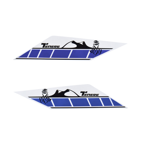 Pyramid moto decals - rear, side