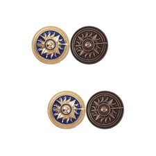 4 Pcs  Chic Retro Brooches