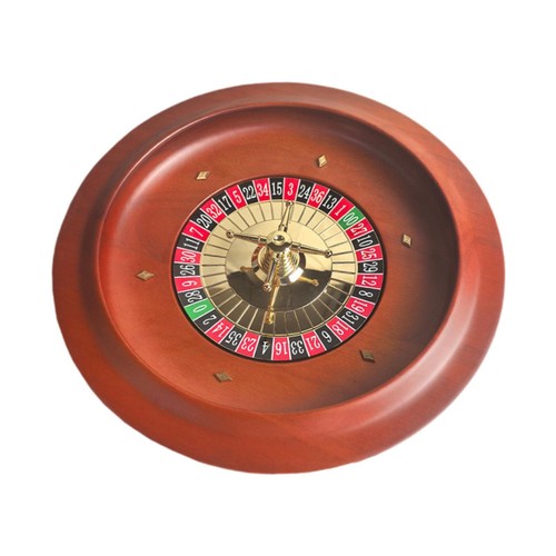 Wooden roulette wheel - roulette, night