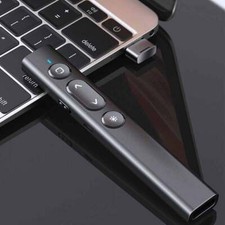Laser Pointer Wireless Presenter Remote Power Point Clicker for PC MAC Laptop S7