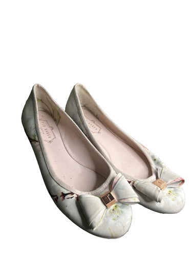 Ted baker pink flower flats - pink, uk