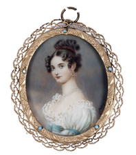 Antique Picture Miniature