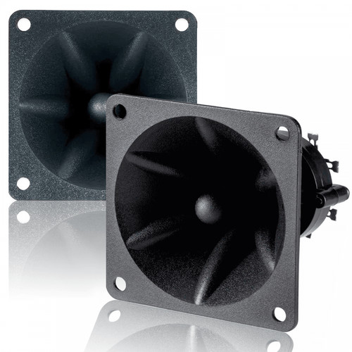 Square piezo horn - square, tweeters