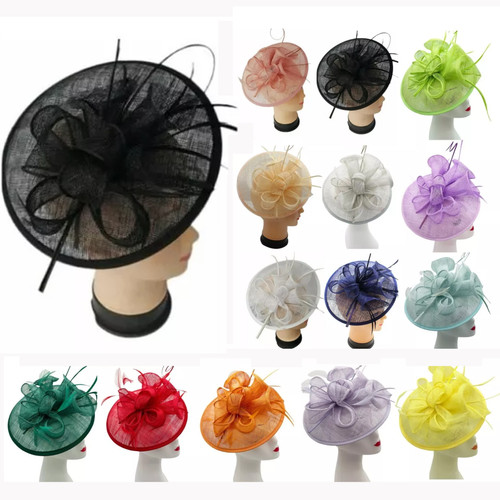 Women large 25cm fascinator - 25cm,