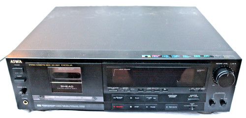 Aiwa stereo cassette deck - cassette,