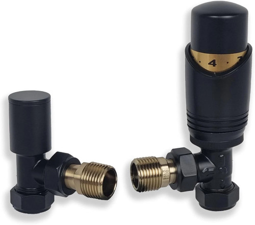 Black thermostatic trv - thermostatic,