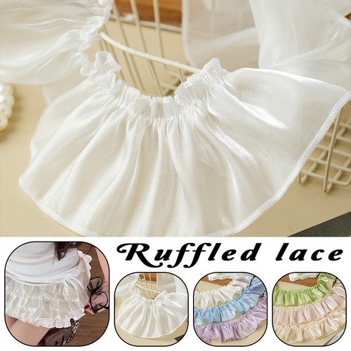 7cm satin pleated ribbon - satin, trim